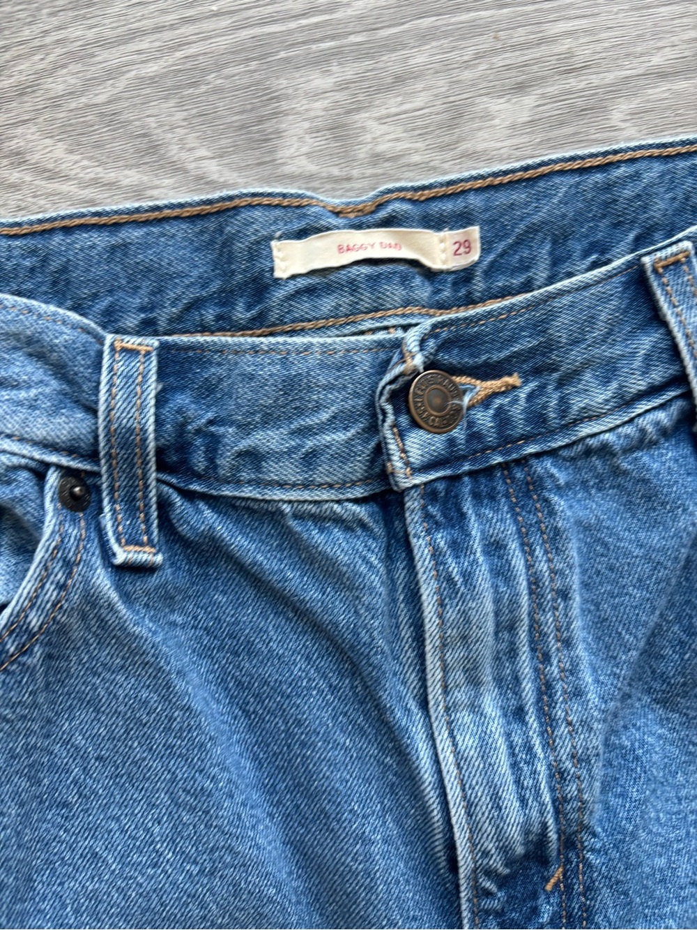 Levi's Baggy Dad Jeans Blue, 29 - Picture 4 of 5